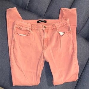 (3 for $30🔷) Express 10L stretch pink jeggings